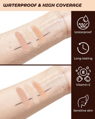ZEVNI kit flatlay in travel bag showing portability and on-the-go touch-up convenience