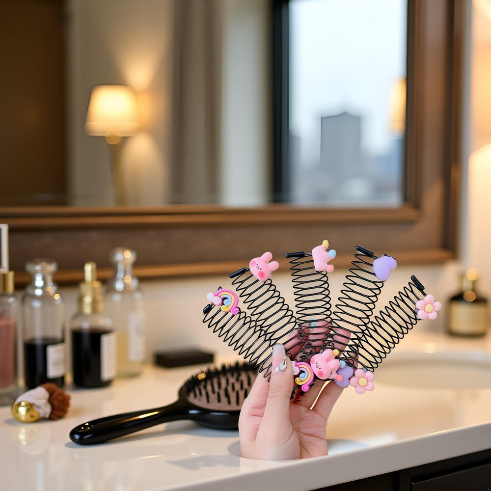 zgluzp clip in hair side profile demonstrating nearly invisible hold benefit