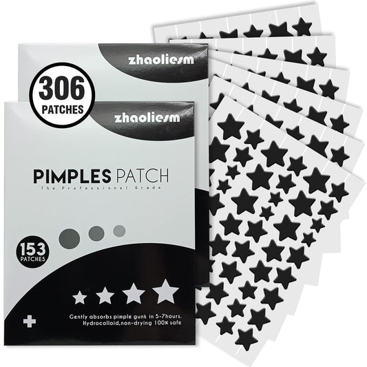 ZHAOLIESM front packaging showing black star patch refill and counts benefit