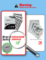 ZHAOLIESM star patches on backing sheet ready to peel for targeted use