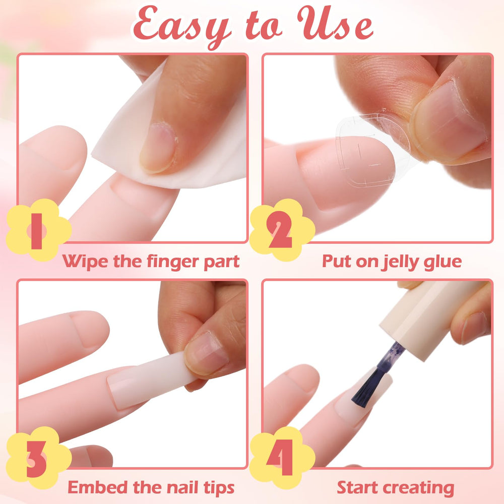 Zhaoyao in-use painting nail showing realistic training surface for brush control