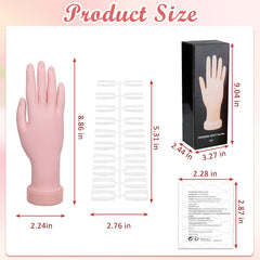 Zhaoyao size comparison with real hand showing true-to-life scale for practice