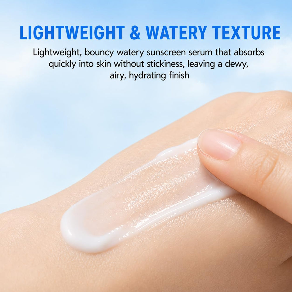 ZHCJG serum being applied to cheek for cooling hydration benefit