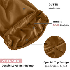 ZHENSILK Modal Cotton outer texture close-up showing breathable comfort benefit