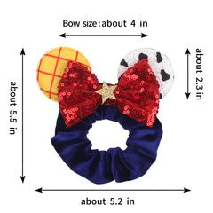 zhezesmila profile view of mouse ear bow showing its oversized shape for photogenic impact
