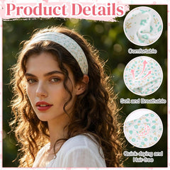 ZhouBoat headband worn during yoga demonstrating secure, non-slip hold
