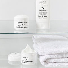 Ziaja goat's milk cream texture close-up demonstrating smooth, non-greasy finish for hydration