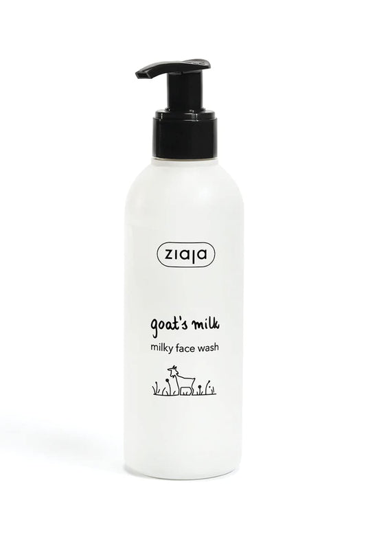 Ziaja front packaging showing milky cleanser and clear labeling for easy identification