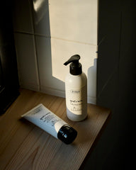 Ziaja product in hand during application demonstrating gentle cleansing and comfort
