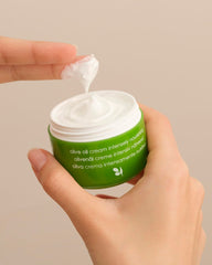 Ziaja olive oil ingredient shot highlighting natural cold-pressed oil benefit