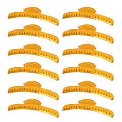 ZIBARBER front packaging showing 12 gold clips and vintage look benefit