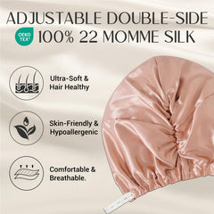 ZIMASILK close-up of 22 momme silk weave for gentle friction reduction