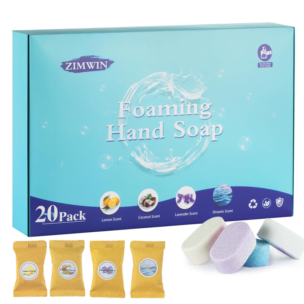 Zimwin front packaging showing 20-pack and scent variety benefit