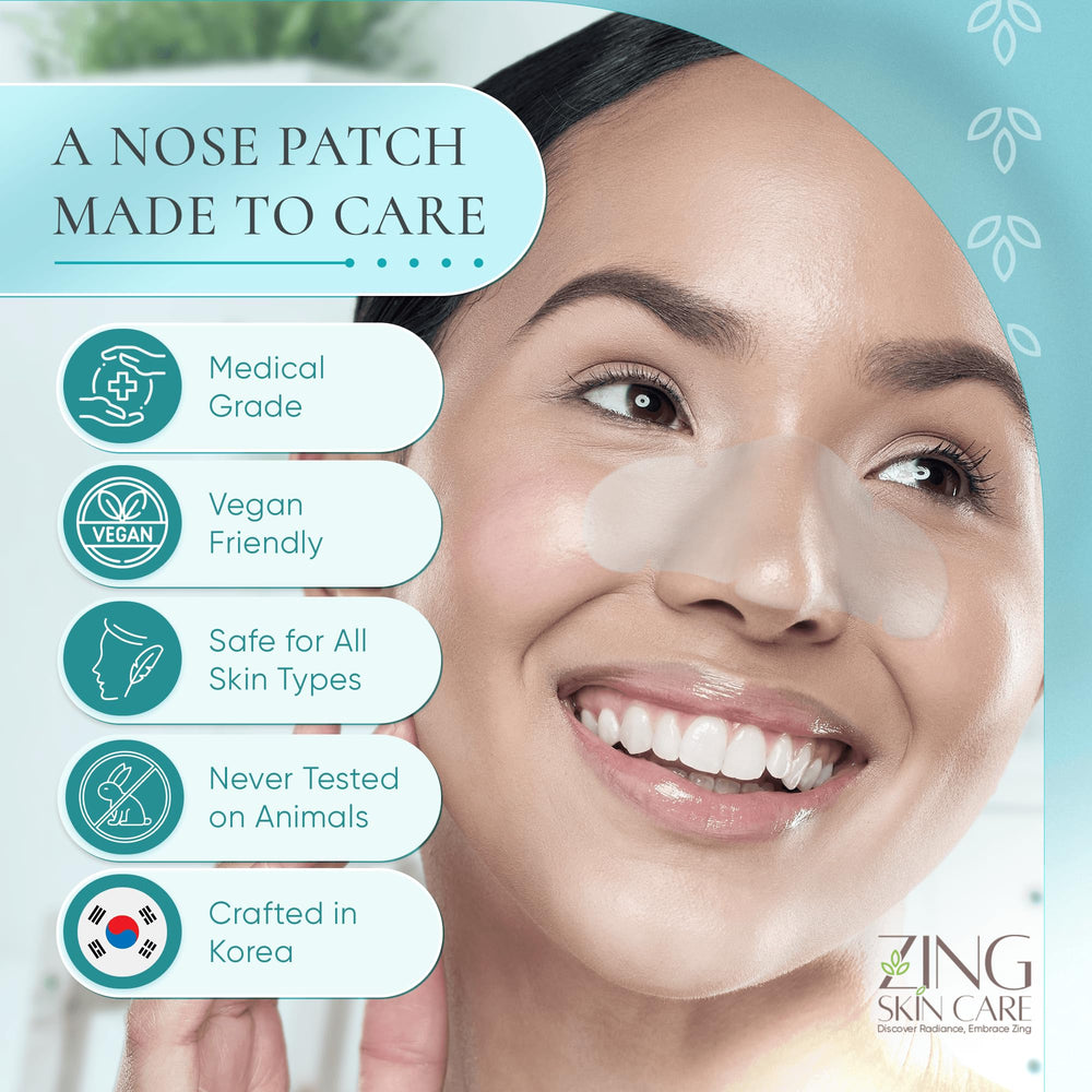 ZING SKIN CARE single hydrocolloid patch detail showing strong adhesion benefit