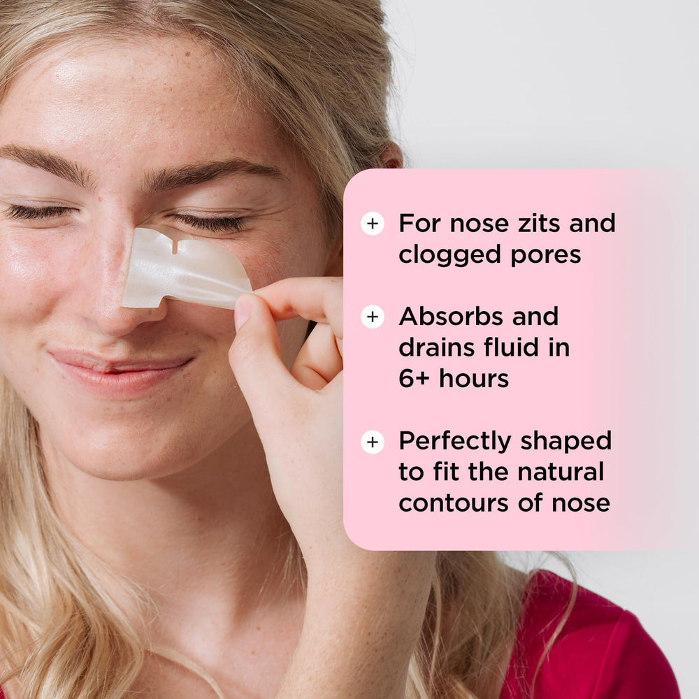 ZitSticka removed strip showing extracted impurities and visual clarity