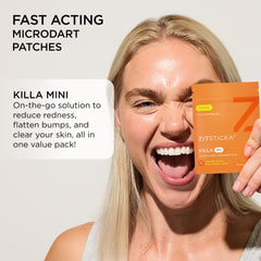 ZitSticka resealable pouch kept sealed to preserve patch freshness and portability