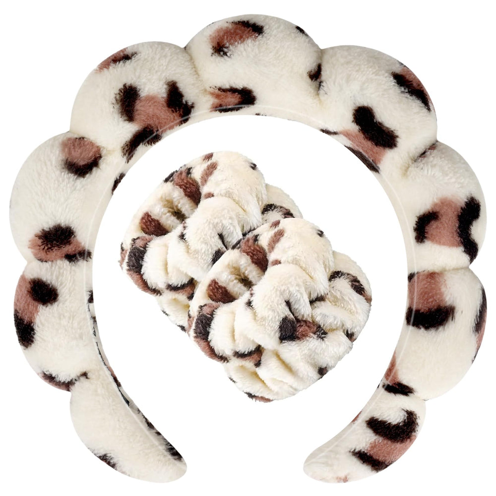 Zkptops front packaging showing beige leopard pattern and set benefit of stylish protection