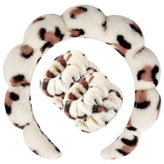 Zkptops front packaging showing beige leopard pattern and set benefit of stylish protection