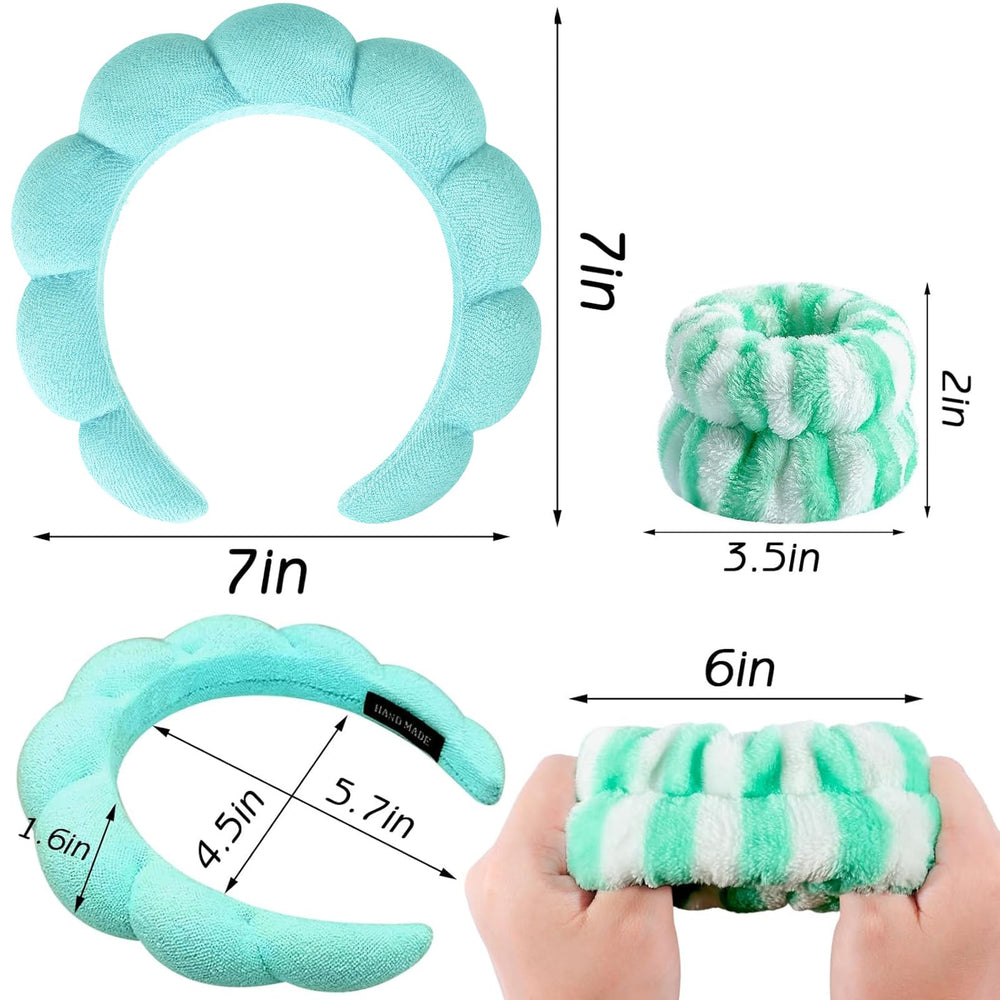 Zkptops headband worn by model showing stylish look and practical hair hold benefit