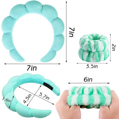 Zkptops headband worn by model showing stylish look and practical hair hold benefit