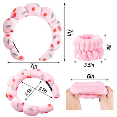 Zkptops headband worn during makeup application, creates tidy hairline for precision
