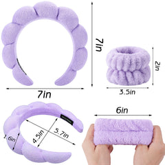 Zkptops headband next to hand for scale demonstrating compact, stretchable size benefit