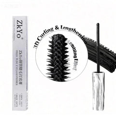 zkyo lash application on model demonstrating lifted curled lashes
