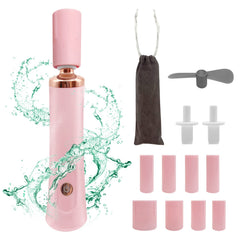 ZLMONDEE front view showing pink casing and start button for easy operation
