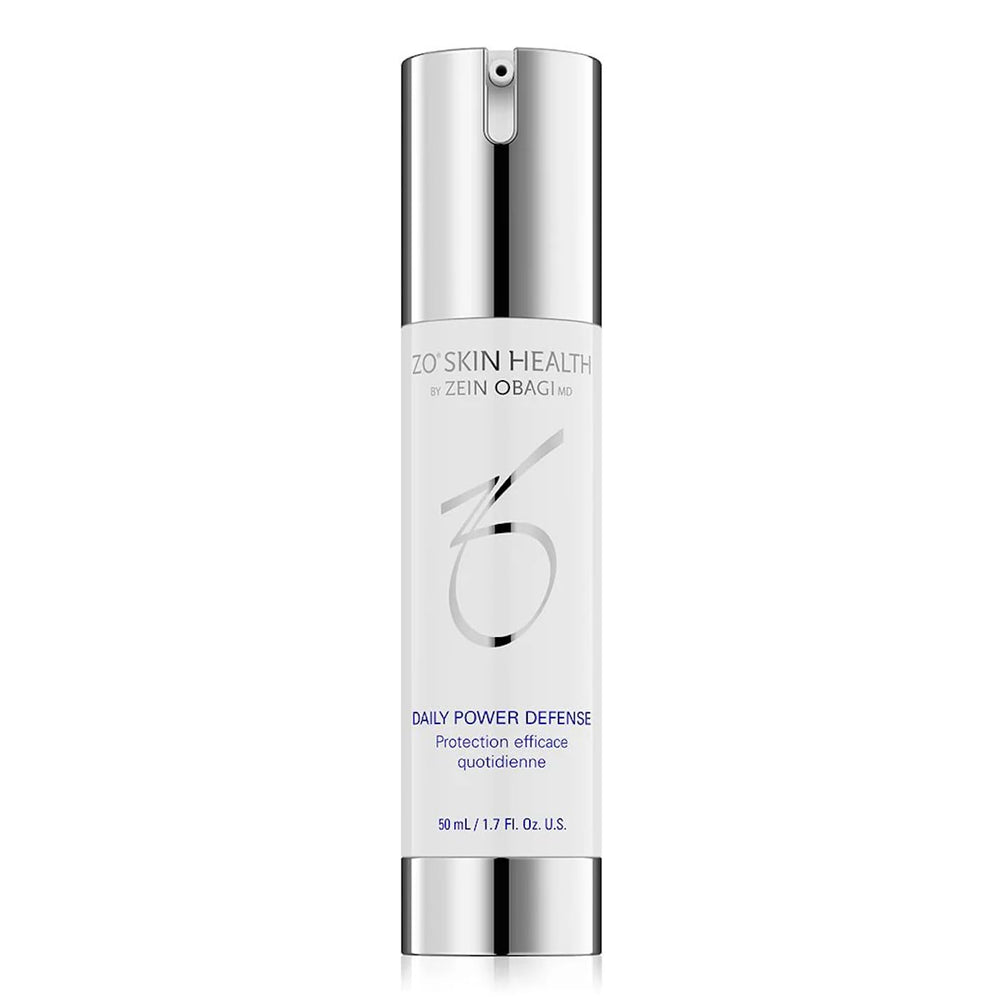 ZO SKIN HEALTH front bottle shot showing product and protective benefits