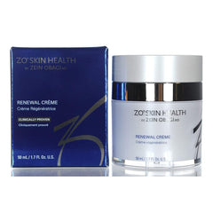 ZO Skin Health front packaging showing jar and soothing moisturizer benefits
