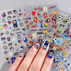 Zoance close-up of 3D embossed texture for vivid, eye-catching nails