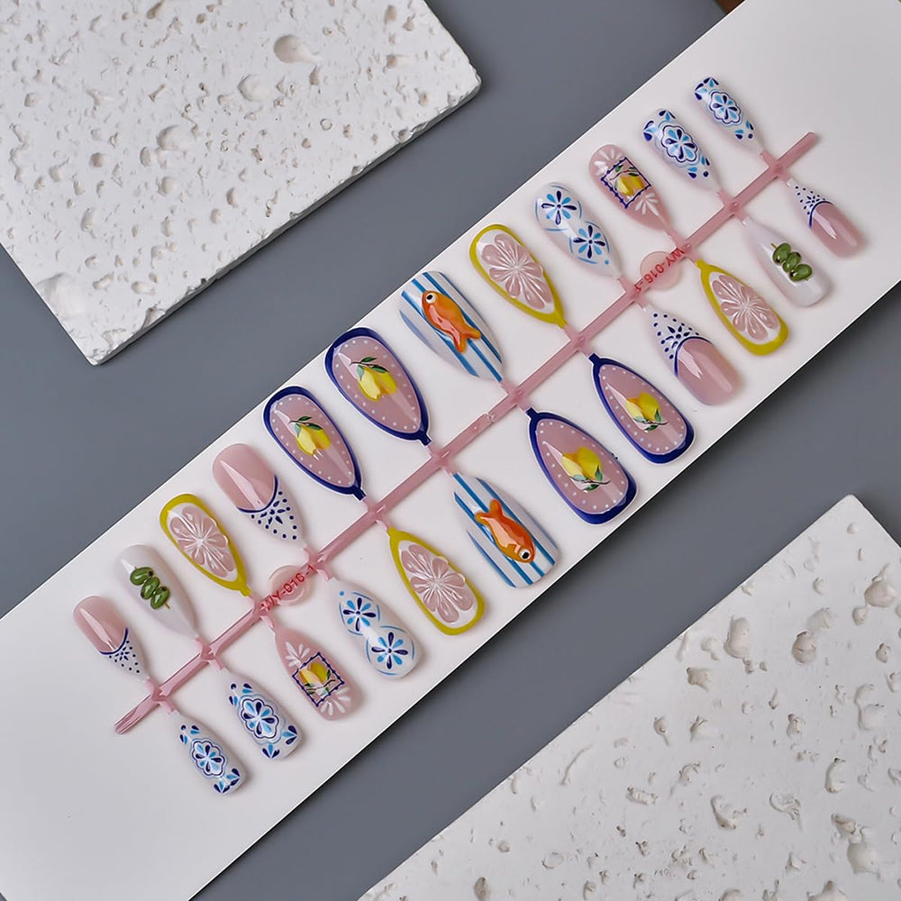 ZOAZJINAZ included accessories tube of jelly glue mini file and wooden cuticle stick