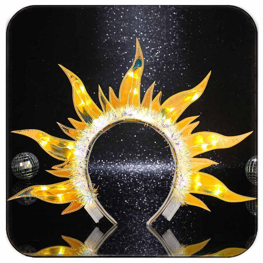 Zoestar front view yellow LED halo glowing for instant attention