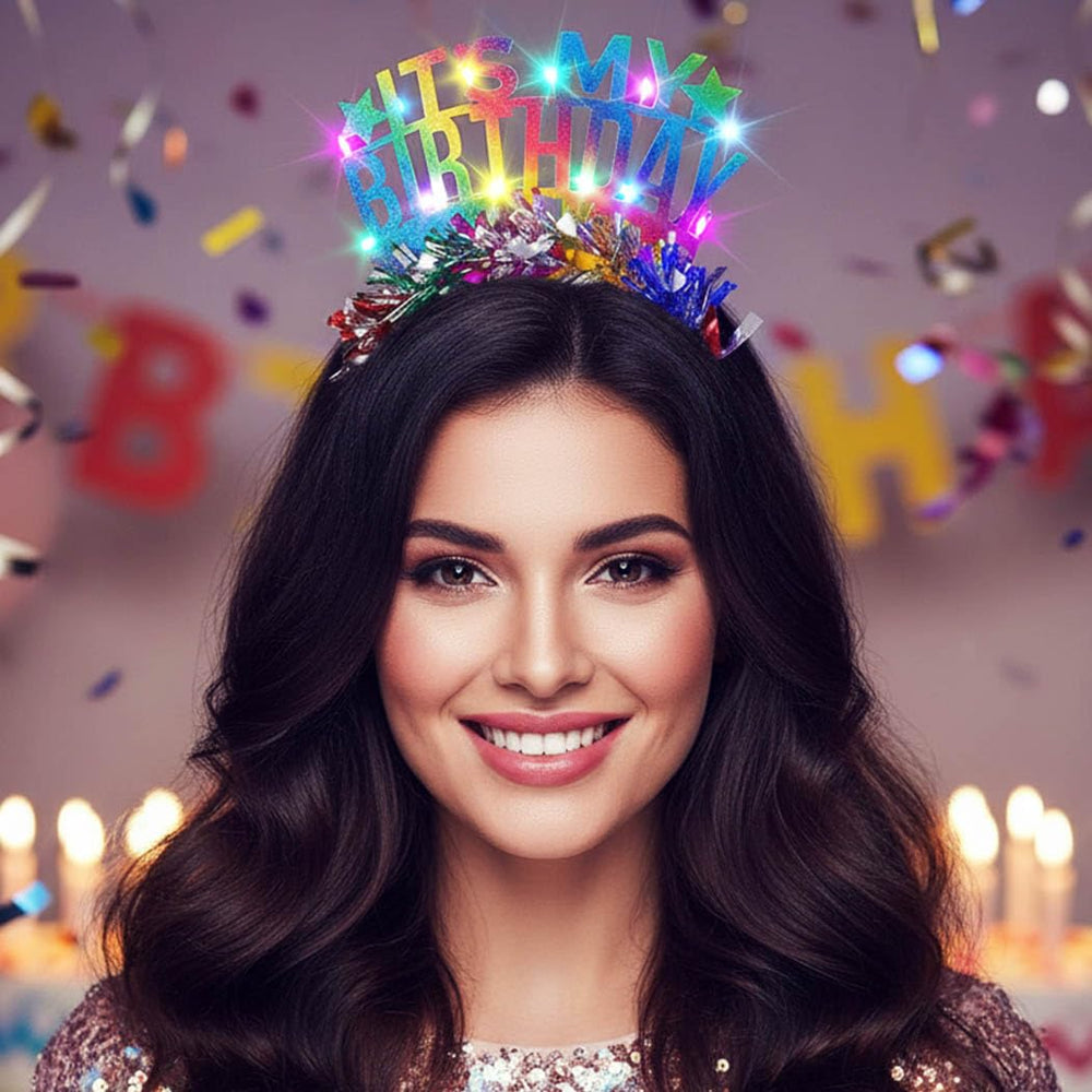 Zoestar styled with sash and balloons for coordinated look