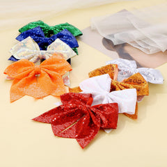 Zolyco bow used as holiday decorative piece adding festive sparkle