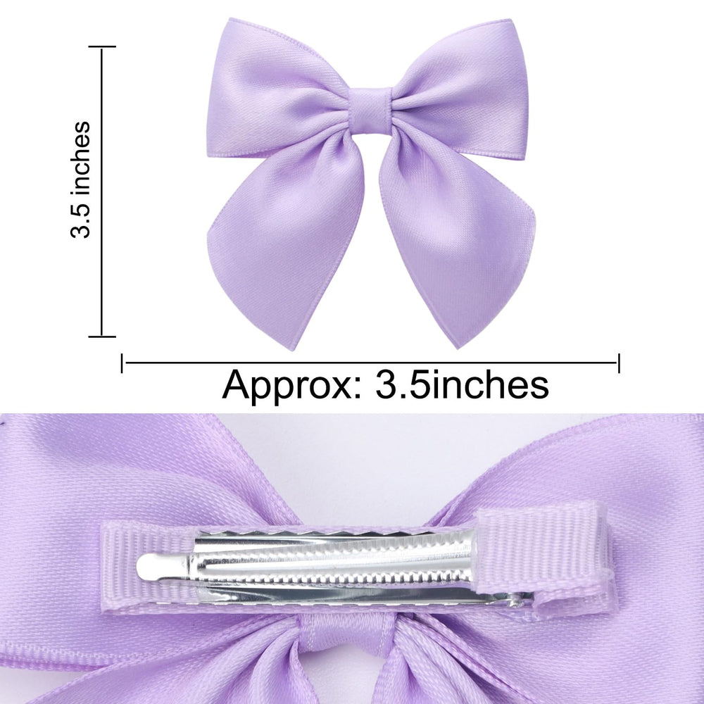 Zolyco bow in hair on ponytail demonstrating secure stay and style