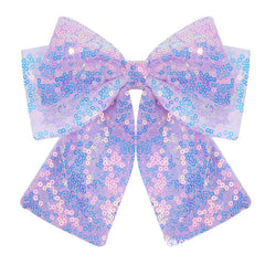 ZOONAI front view light purple bow showing sparkly finish and cute shape