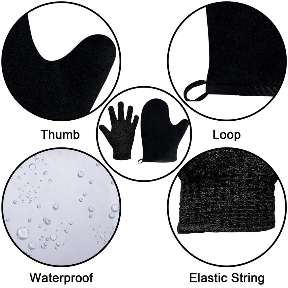 ZOQINI exfoliating glove scrubbing arm to remove dead skin efficiently
