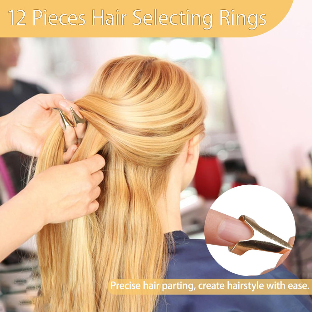 Zorliton magnetic wristband worn by stylist keeps pins handy and organized