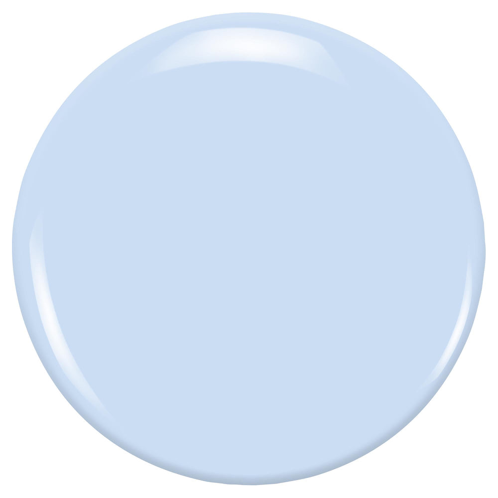 ZOYA Blu painted nails close-up swatch showing smooth cream finish