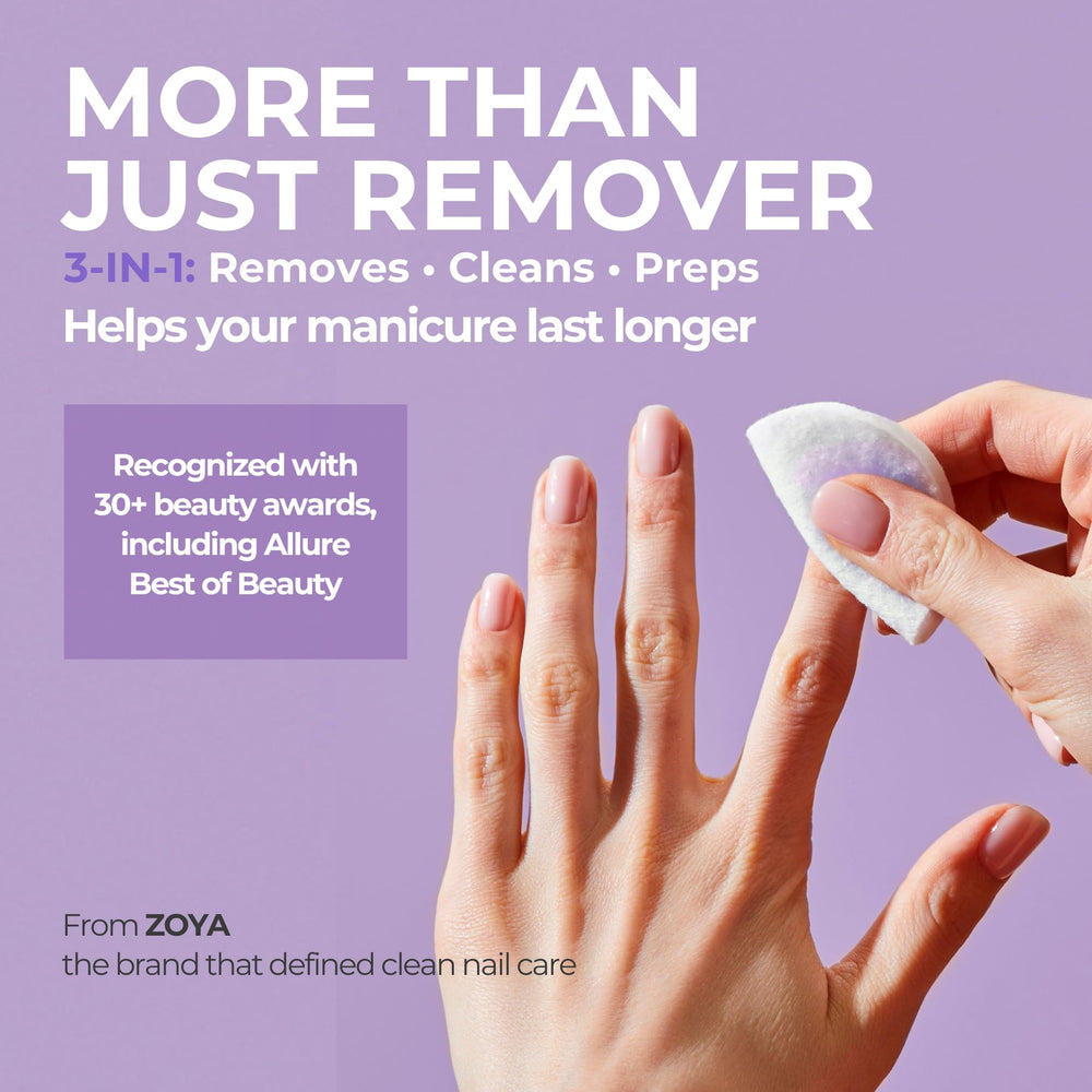 ZOYA bottle beside common items to show 8 fl oz size and convenience