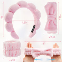 Ztomine bubble headband close-up shows soft texture benefit