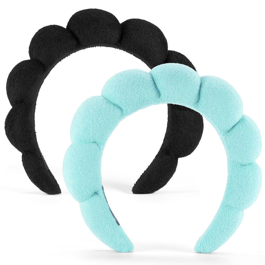 Ztomine front view showing black and turquoise headbands and neat presentation benefit