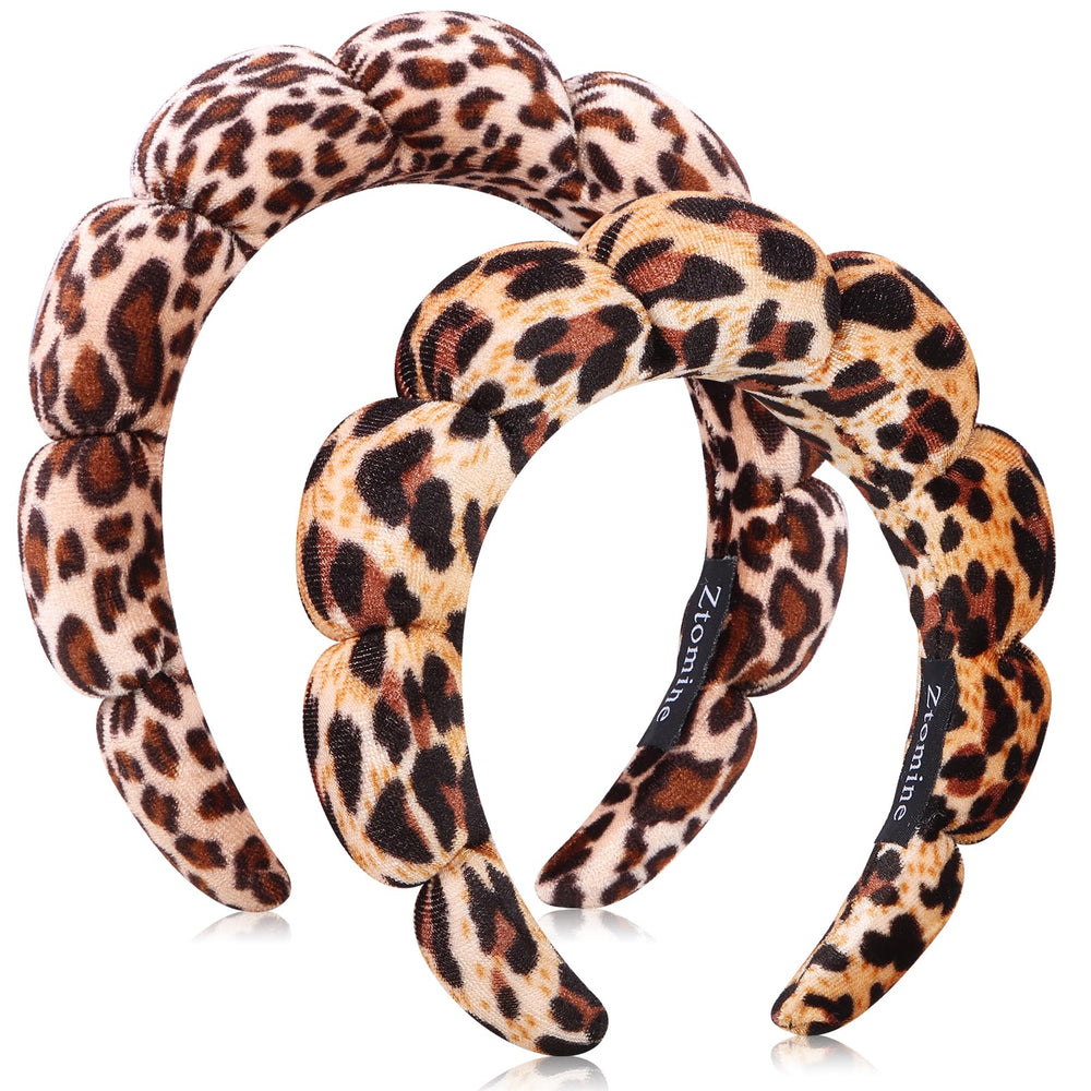Ztomine front view of two headbands showing combo colors and shape for easy grab