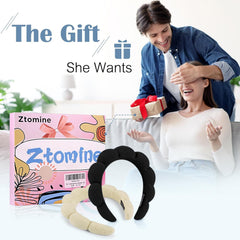 Ztomine headband styled in a spa setting, useful for professional use
