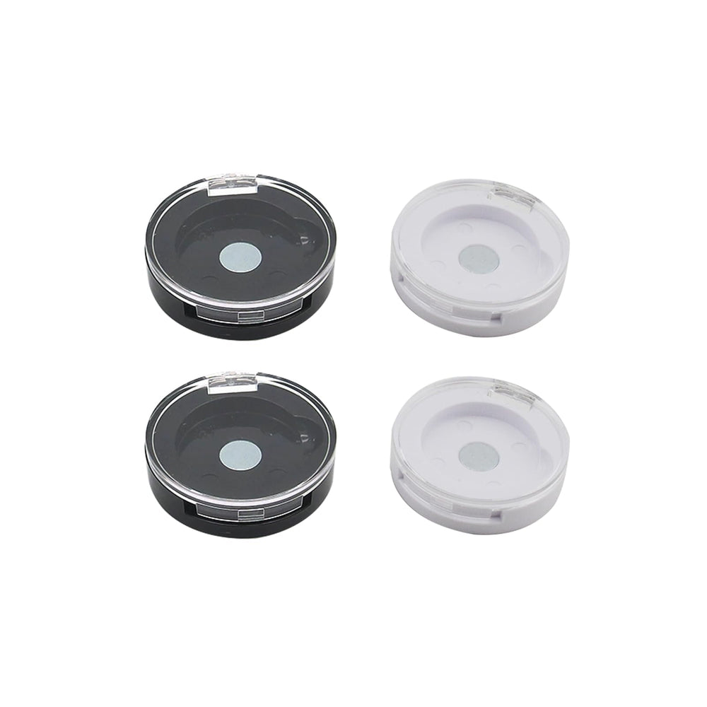 Zuwevbo front view of empty magnetic pans showing compact portability