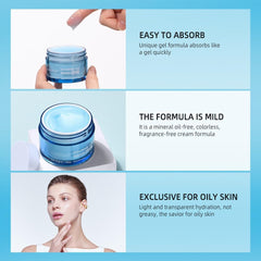 ZxjwT water gel on vanity in bathroom setting promoting daily routine