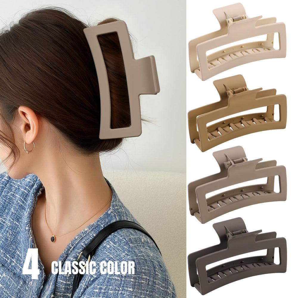 ZYTJ clip holding thick long hair in a secure effortless updo