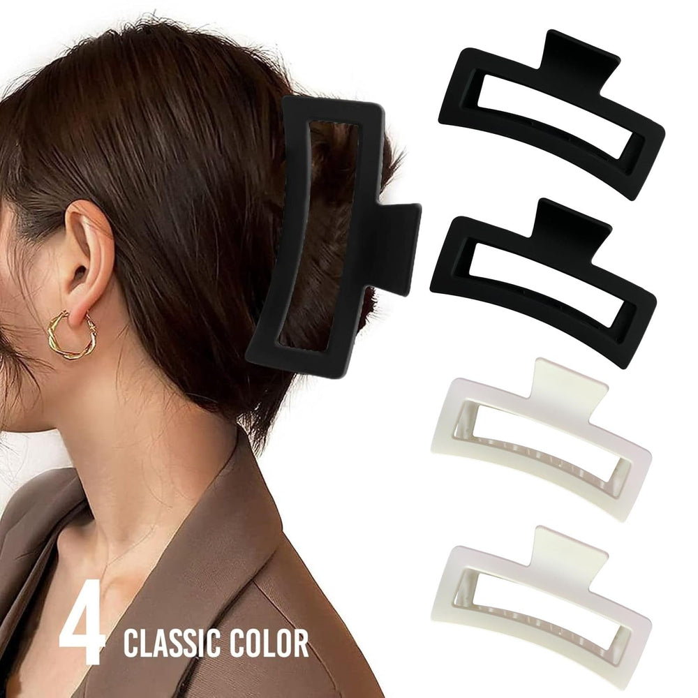 ZYTJ clip securing a messy bun on model, stylish strong hold benefit