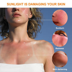 ZZCQzeze applying tinted sunscreen on face for even skin tone